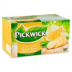 Чай Pickwick фруктово-травяной имбирь-лемонграсс 20х2г (8711000564158)