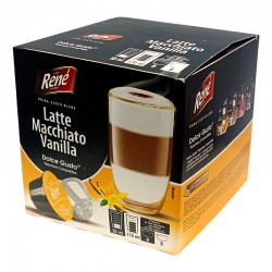 Кофе в капсулах Cafe Rene Dolce Gusto Latte Macchiato Vanilla (16 шт.)