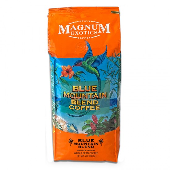 Кофе в зернах Magnum Exotics Jamaica Blue Mountain Blend Coffee Whole Bean 907г.