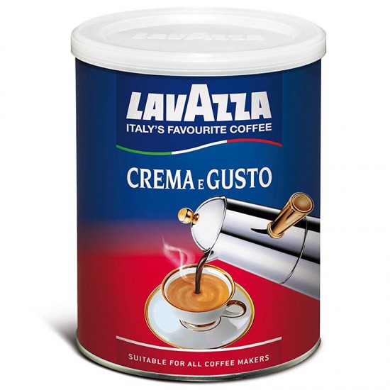 Кофе молотый Lavazza Crema e Gusto 250 г (ж/б)