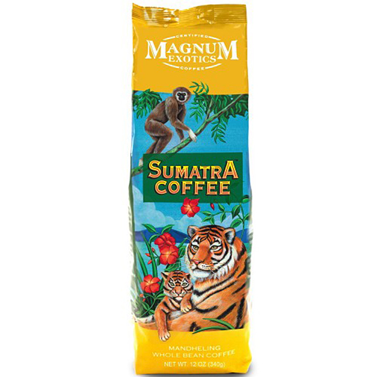 Magnum Exotics Sumatra Mandheling Whole Bean 453 г