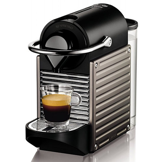 Капсульна кавоварка Nespresso Pixie C61 Electric Titan
