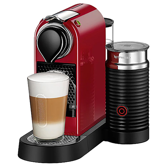 Капсульная кофеварка Nespresso Citiz&Milk C123 Cherry Red