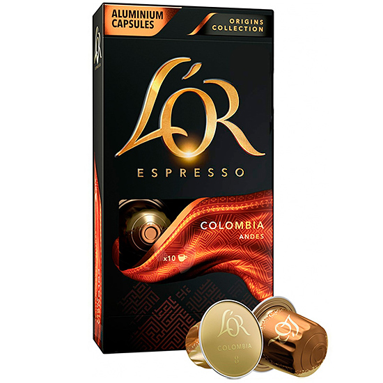 Кофе в капсулах L'or Colombia (10 шт.)