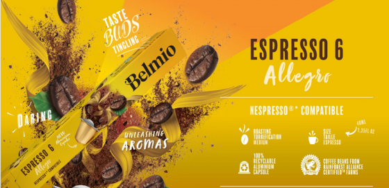 Кофе в капсулах Belmio Espresso Allegro (10 шт.)