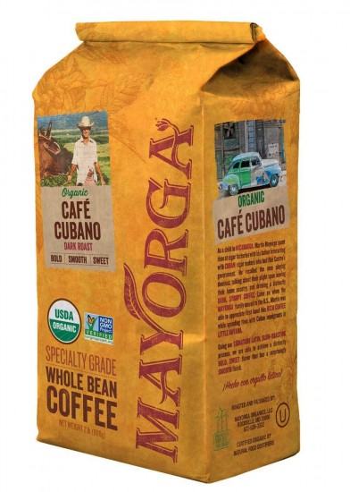 Кофе в зернах Mayorga Organics Cafe Cubano Dark Roast 908 г