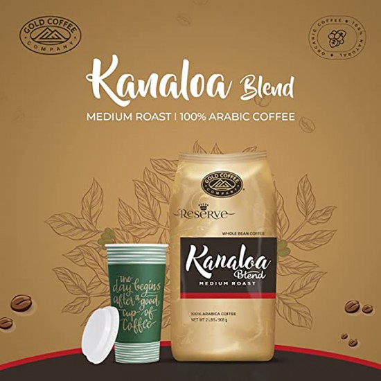 Кофе в зернах Gold Coffee Kanaloa Blend 908 г