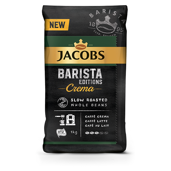 Кофе в зернах Jacobs Barista Edition Crema 1000 г