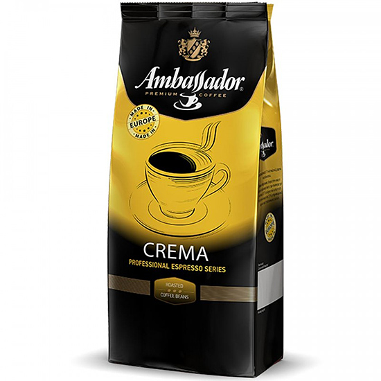 Кофе в зернах Ambassador Crema 1кг