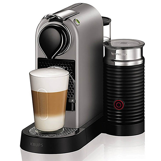 Капсульная кофеварка Nespresso Citiz&Milk C123 Silver