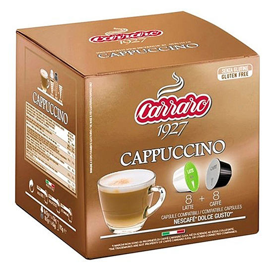 Кофе в капсулах Carraro Cappuccino Dolce Gusto (16 шт.)