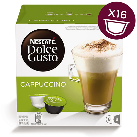 Кофе в капсулах Nescafe Dolce Gusto Cappuccino (16 шт.)