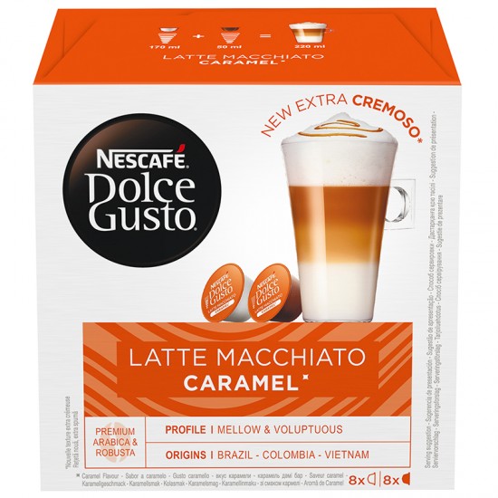 Кофе в капсулах Nescafe Dolce Gusto Latte Macchiato Caramel (16 шт.)