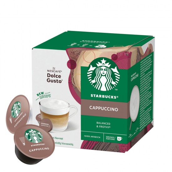 Кава в капсулах Starbucks Dolce Gusto Cappuccino (12 шт.)