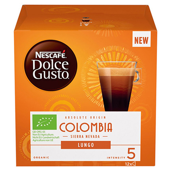 Кофе в капсулах Nescafe Dolce Gusto Colombia Sierra Nevada Lungo (12 шт.)