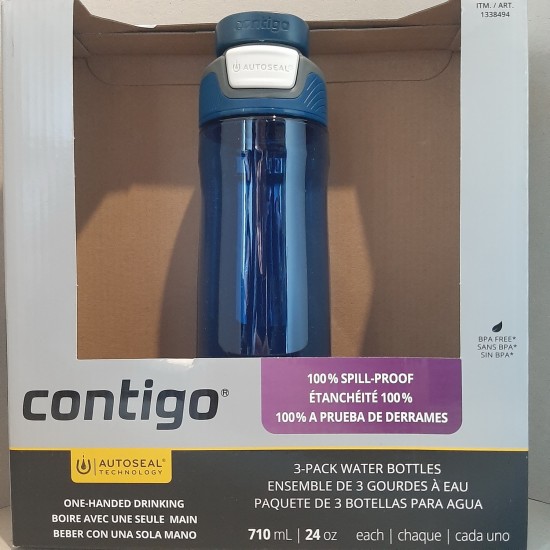 Бутылка для воды Contigo Autoseal 710 мл Blue 1338494-4