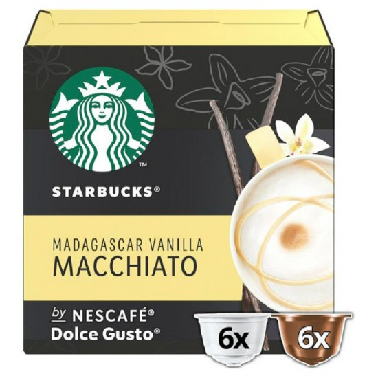 Кофе в капсулах Starbucks Dolce Gusto Madagascar Vanilla Macchiato (12 шт.)