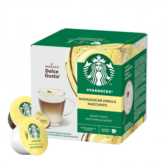 Кава в капсулах Starbucks Dolce Gusto Madagascar Vanilla Macchiato (12 шт.)