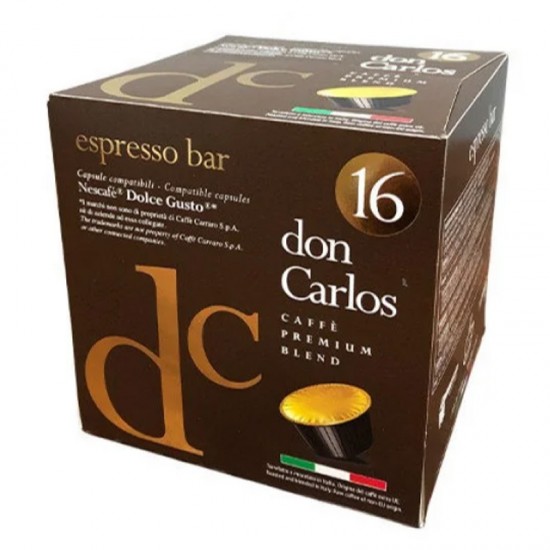 Кофе в капсулах Carraro Don Carlos Espresso Bar Dolce Gusto (16 шт.)
