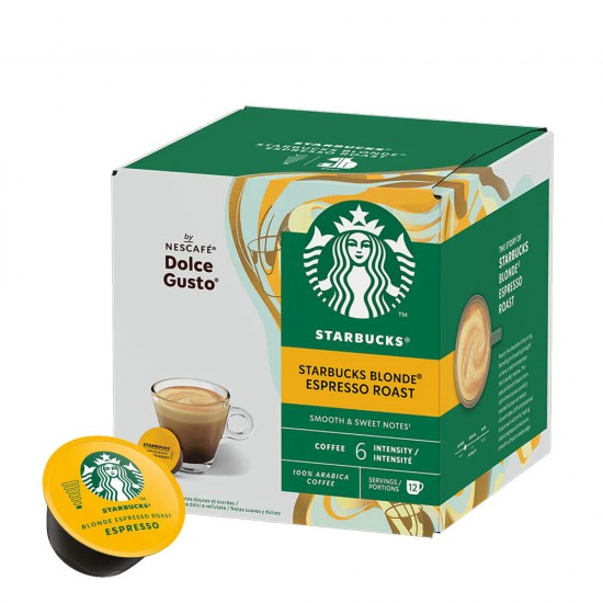 Кофе в капсулах Starbucks Dolce Gusto Blonde Espresso Roast (12 шт.)