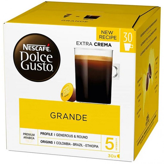 Кофе в капсулах Nescafe Dolce Gusto Grande (30 шт.)