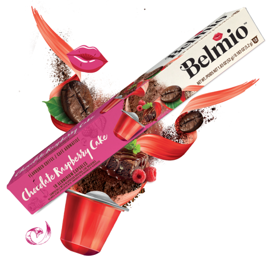 Кофе в капсулах Belmio Chocolate Raspberry Cake (10 шт.)