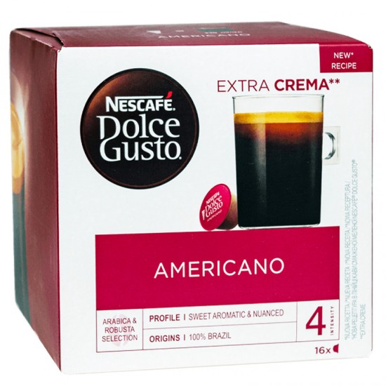 Кофе в капсулах Nescafe Dolce Gusto Americano Extra Crema (16 шт.)