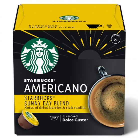 Кофе в капсулах Starbucks Dolce Gusto Americano Sunny Day (12 шт.)