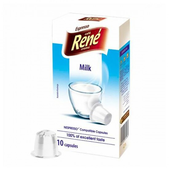 Молоко в капсулах Cafe Rene Milk Nespresso (10 шт.)