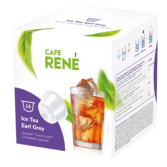 Чай в капсулах Cafe Rene Dolce Gusto Ice Tea Earl Grey (16 шт.)