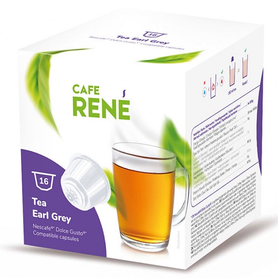 Чай в капсулах Cafe Rene Dolce Gusto Tea Earl Grey (16 шт.)