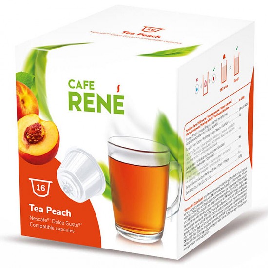 Чай в капсулах Cafe Rene Dolce Gusto Tea Peach (16 шт.)