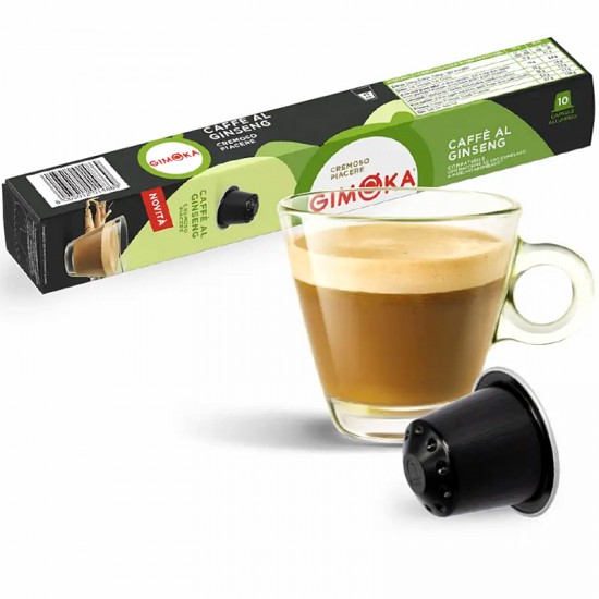 Кофейный напиток в капсулах Gimoka Nespresso Al Ginseng (10 шт.)