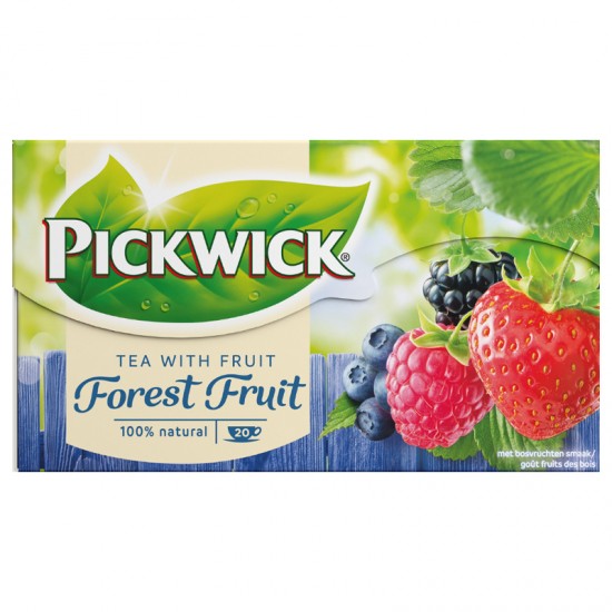 Чай Pickwick черный ароматизированный с кусочками лесных ягод 20х1,5г (8711000564332)