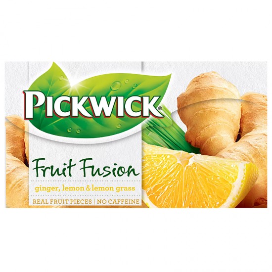 Чай Pickwick фруктово-травяной имбирь-лемонграсс 20х2г (8711000564158)
