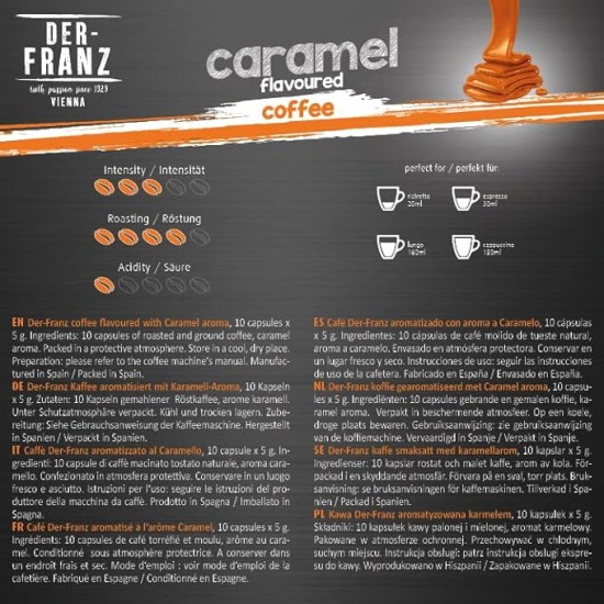 Кофе в капсулах Der-Franz Caramel (10 шт.)