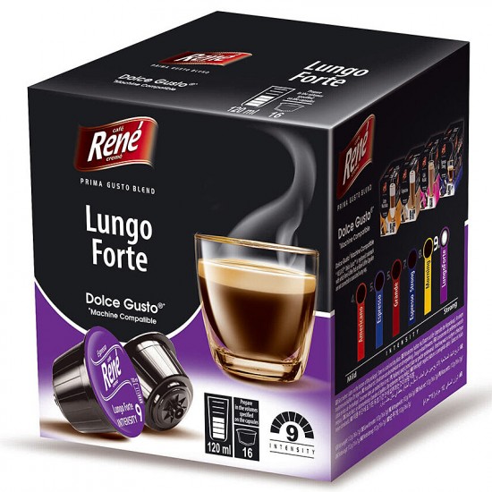 Кофе в капсулах Cafe Rene Dolce Gusto Lungo Forte (16 шт.)