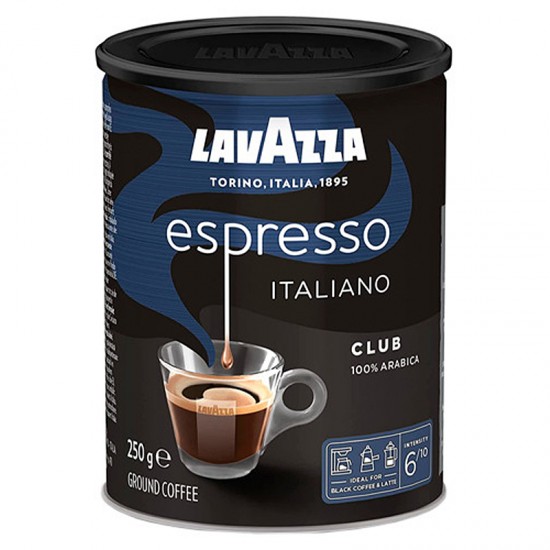 Кофе молотый Lavazza Espresso Italiano Club 250 г (ж/б)