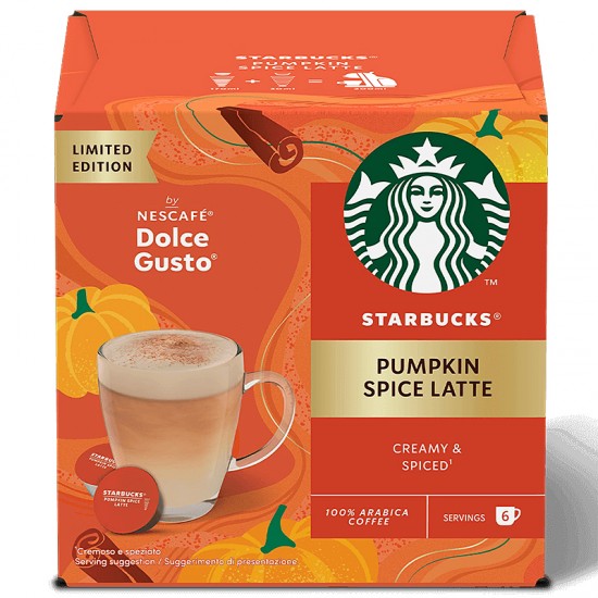 Кава в капсулах Starbucks Dolce Gusto Pumpkin Spice Latte (12 шт.)