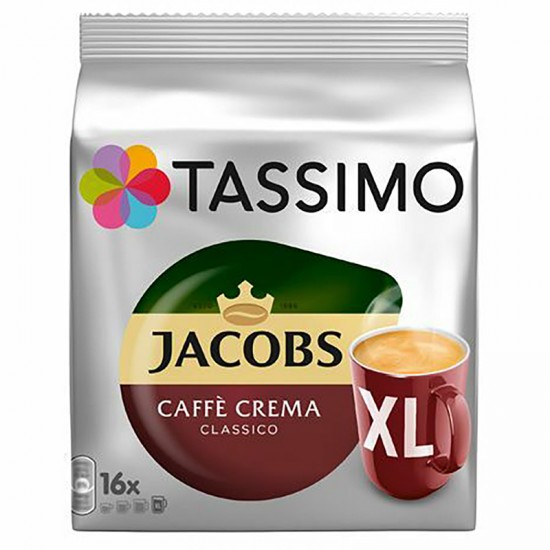 Кава в капсулах Tassimo Jacobs Caffe Crema Classico XL (16 шт)