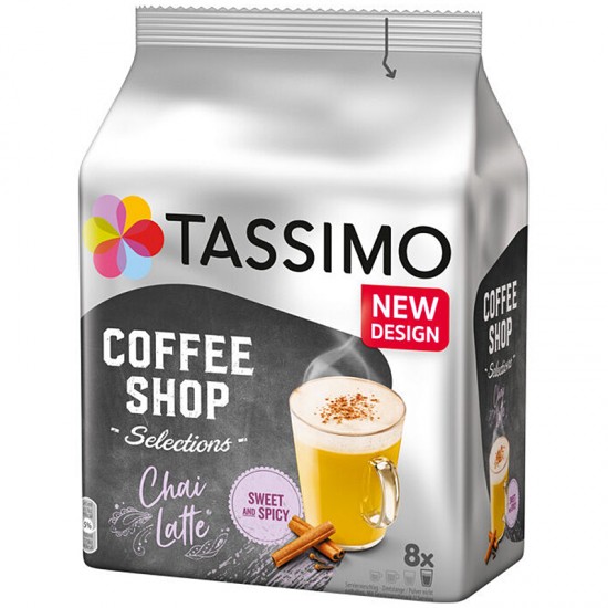 Чай c молоком в капсулах Tassimo Coffee Shop Chai Latte (8 шт)