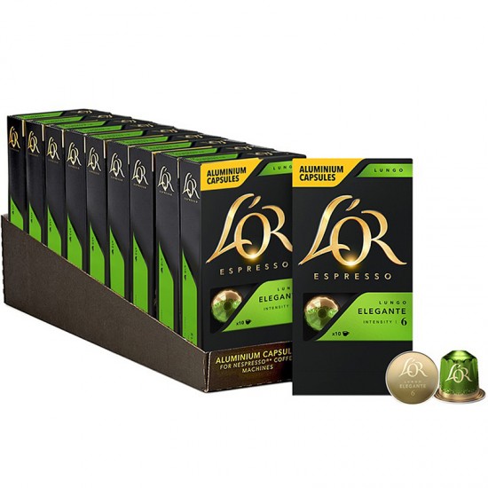 Кава в капсулах L'or Lungo Elegante Pack (100 шт.)