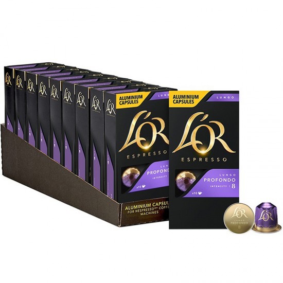 Кава в капсулах L'or Lungo Profondo Pack (100 шт.)