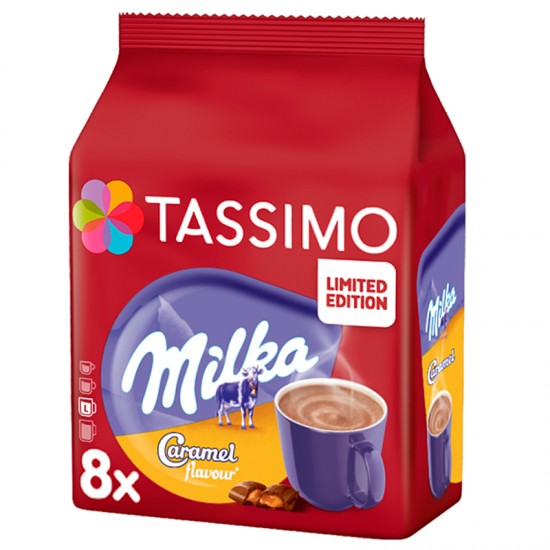 Горячий шоколад в капсулах Tassimo Milka Caramel (8 шт)