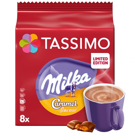 Горячий шоколад в капсулах Tassimo Milka Caramel (8 шт)