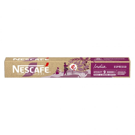 Кофе в капсулах Nescafe Farmers Origin India (10 шт.)