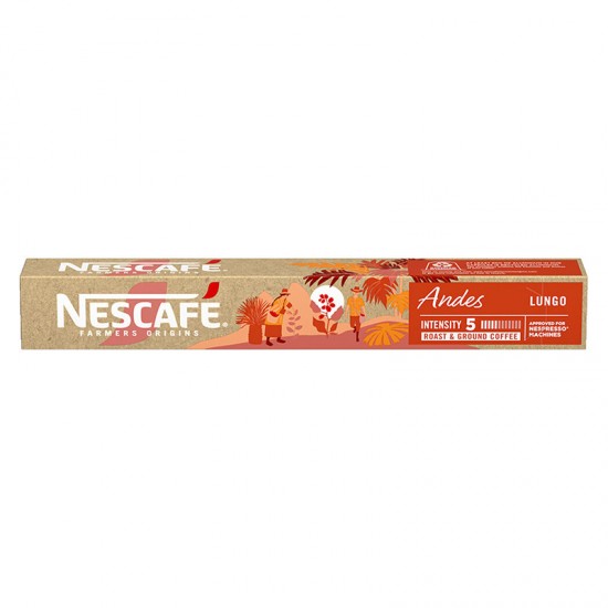 Кофе в капсулах Nescafe Farmers Origin Andes Lungo (10 шт.)