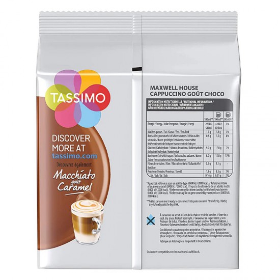 Кава в капсулах Tassimo Maxwell House Cappuccino Choco (8 шт)