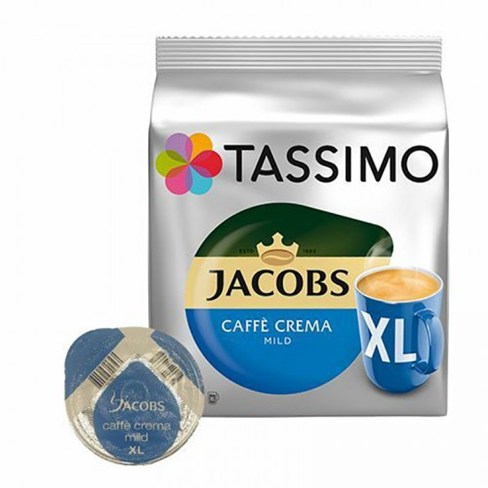 Кофе в капсулах Tassimo Jacobs Caffe Crema Mild XL (16 шт)