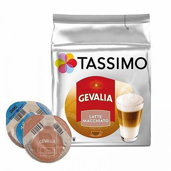 Кава в капсулах Tassimo Gevalia Latte Macchiato (8 шт)